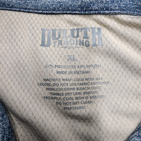 Duluth Trading Co Men's Blue Polo Shirt Performance Size XL - Picture 5 of 10